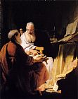 Rembrandt Two Old Men Disputing